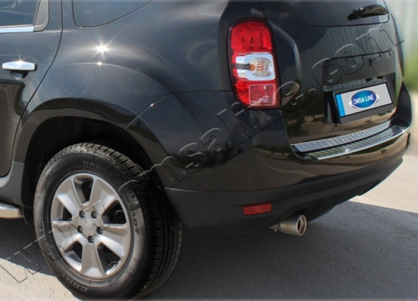 Renault Duster (11–) Накладка на задний бампер, нерж.