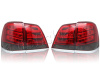 Toyota Land Cruiser 200 (07-15) фонари задние красные, дизайн Lexus