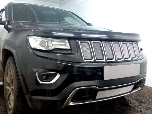 Jeep Grand Cherokee (13–) Защита радиатора, хром, низ