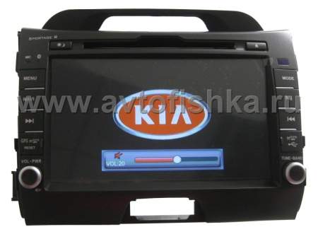 Kia Sportage (10-) автомагнитола с GPS навигацией, штатное головное устройство с HD экраном 8 дюймов, PMS