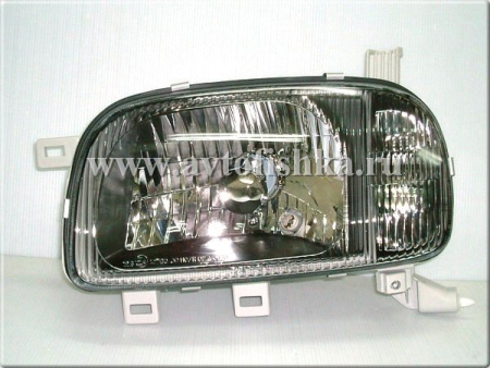 Nissan Micra K11 (92-97) фары передние хромированные, комплект 2 шт.