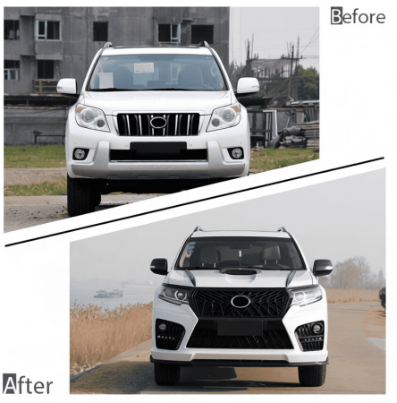 Toyota Land Cruiser Prado 150 (10-17) рестайлинг комплект с обвесом Elford в 2018-2019