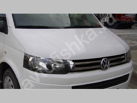 Volkswagen Multivan T5 (2010-) накладки на решетку радиатора из нержавеющей стали, 2 шт.
