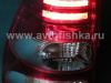 Toyota Land Cruiser Prado 120 (02-) фонари задние светодиодные красно-белые, дизайн Lexus, комплект 2 шт.
