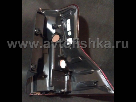 Toyota Land Cruiser Prado 150 (10-) фонари задние светодиодные красно-хромированные, и фонари заднего бампера, дизайн Lexus GX460, полный комплект.