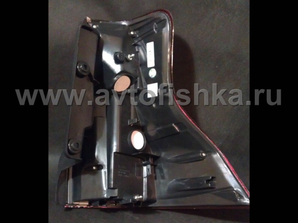 Toyota Land Cruiser Prado 150 (10-) фонари задние светодиодные красно-хромированные, и фонари заднего бампера, дизайн Lexus GX460, полный комплект.