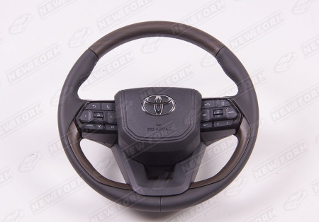 Toyota Land Cruiser LC 200 2007 - 2012 Руль коричневое дерево
