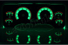 Jeep Wrangler TJ светодиодные шкалы (циферблаты) на панель приборов