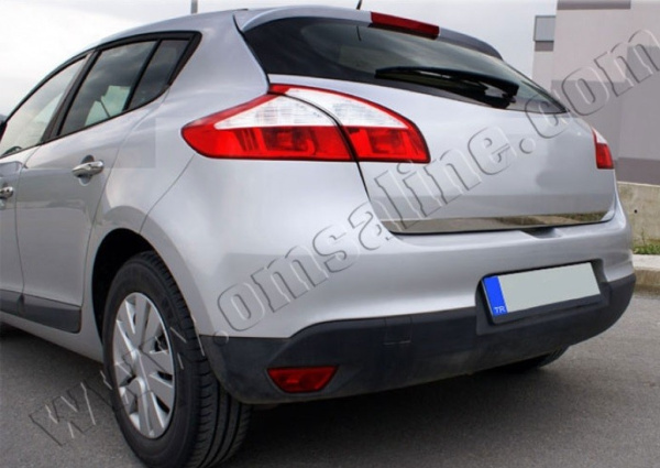 Renault Megane (10–) Накладка нижней кромки крышки багажника, нерж. (хэтчбек&седан)