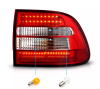 Porsche Cayenne (03-06) фонари задние светодиодные красно-хромированные, комплект 2 шт.