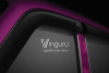 Дефлекторы окон Vinguru Hyundai Solaris 2011- сед накладные скотч к-т 4 шт., материал литьевой поликарбонат