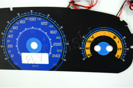 Kia Ceed светодиодные шкалы (циферблаты) на панель приборов