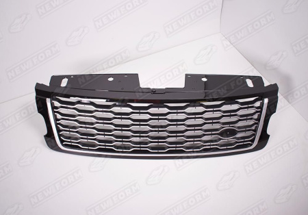 Land Rover Range Rover 4 поколение (рестайлинг) 2017 - 2022 Решетка радиатора серебристая