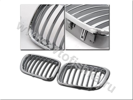 BMW X5 E53 (1998-2003) решетка радиатора хромированная.