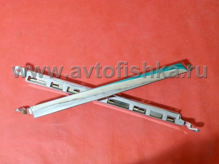 Mercedes S class W140 хромированные реснички под передние фары, комплект 2 шт.