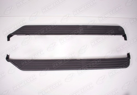 Land Rover Discovery 4 поколение 2009 - 2013 штатные пороги внешние без кронштейнов