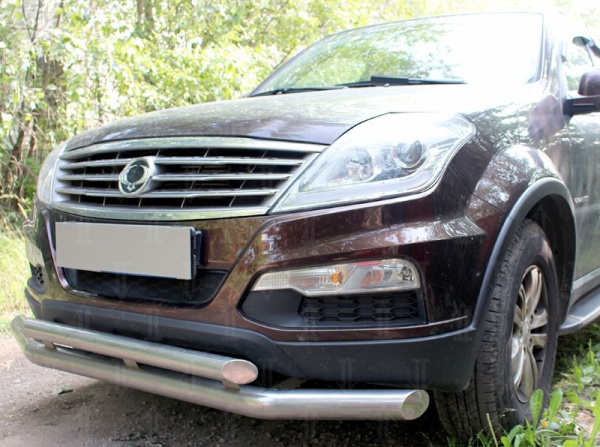 SsangYong Rexton (13–15) Защита радиатора, чёрная