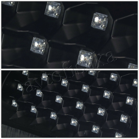 Chevrolet Tahoe, Suburban, GMC Yukon, Denali (99-06) фонари задние светодиодные черные, комплект 2 шт.