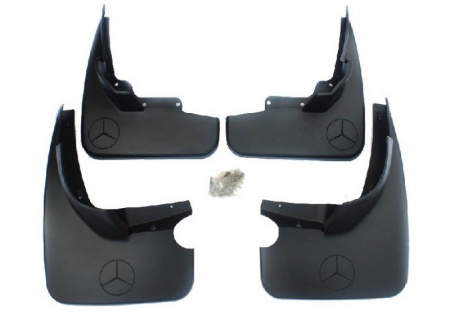 Mercedes ML W164 (2005-2011) брызговики грязезащитные, комплект 4 штуки.