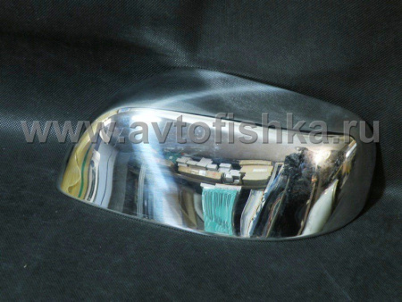 Toyota Land Cruiser Prado 150 (09-) накладки на боковые зеркала из нержавеющей стали, комплект 2 шт.