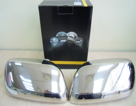 Накладки на зеркала, нерж., 2 части