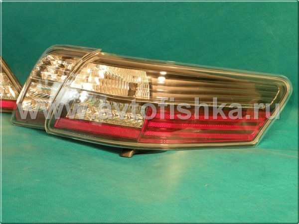 Toyota Camry V40 (06-11) фонари задние светодиодные черные, комплект лев.+прав.