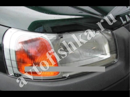 Защита передних фар прозрачная Land Rover Freelander 1998-2003