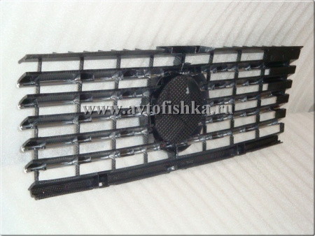 Mercedes C-class W202 решетка радиатора карбоновая, дизайн Big Star Sport.