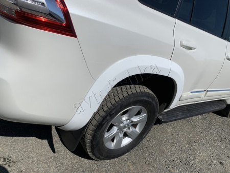 Toyota Land Cruiser Prado 150 (10-17)  расширители (фендеры) колесных арок ELFORD, 20 mm
