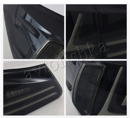 Lexus IS250, IS350 (05-13) фонари задние дымчатые, светодиодные