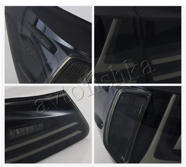 Lexus IS250, IS350 (05-13) фонари задние дымчатые, светодиодные