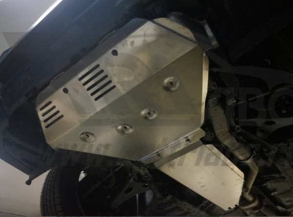Subaru Forester (13–) Защита картера и КПП, алюминий (V-2.0Turbo, АКПП)