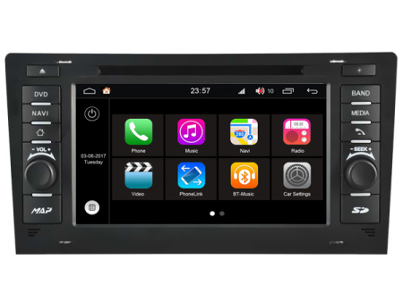 Audi A8 1999-2002 Штатное головное мультимедийное устройство