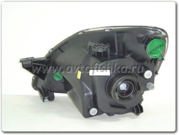 Honda CR-V II (01-04) фары передние черные, комплект 2 шт.