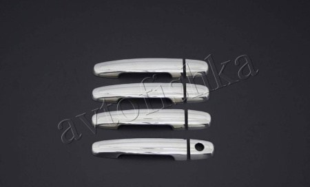 Toyota Corolla накладки на ручки дверей из нержавеющей стали, комплект 4 шт.