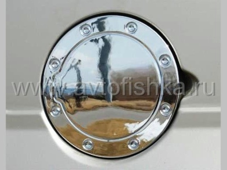 Chevrolet Tahoe, Cadillac Escalade, GMC Yukon, Sierra (07-) накладка крышки лючка горловины топливного бака хромированная, пластик