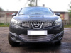 Nissan Qashqai (10-) накладка на решетку бампера