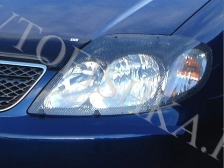 Защита передних фар карбон Toyota седан, универсал Corolla 2004-2006
