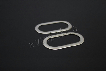 Ford Fusion (02-12) декоративные окантовки повторителей поворотов на передние крылья, нержавеющая сталь, комплект 2 шт.