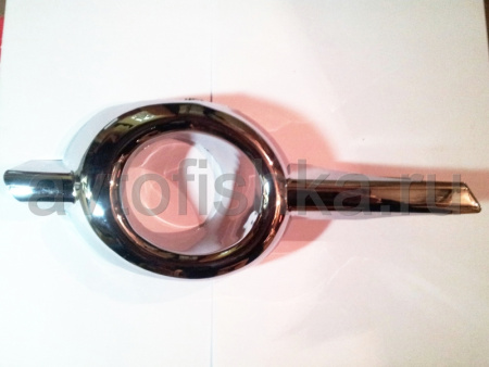 Honda CR-V (2012-) хромированные накладки на передние противотуманные фары, пластиковые, комплект 2 шт.