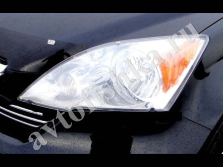 Защита передних фар прозрачная Honda CR-V 2007-2010