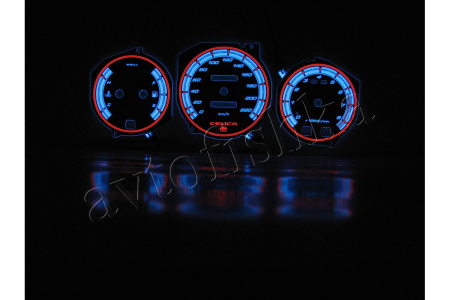 Toyota Celica V 1989-1993 светодиодные шкалы (циферблаты) на панель приборов