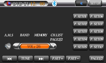 Toyota Corolla (06-13) 2 din автомагнитола - головное устройство с откидным 7" HD экраном, GPS навигацией, TV, PMS TYT-802GB