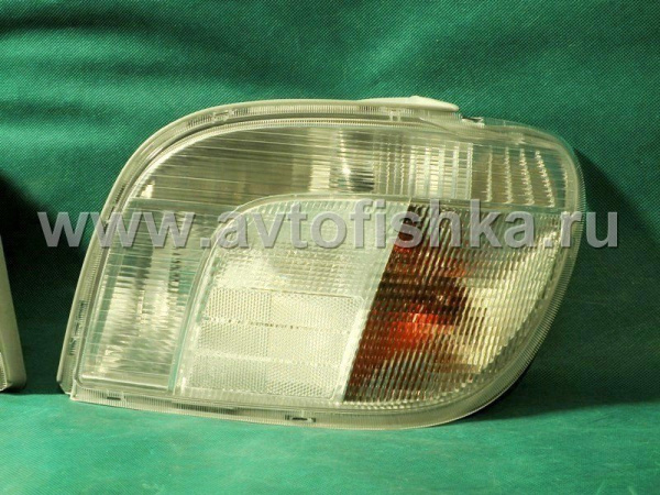 Toyota Yaris, Vitz (99-05) фонари задние внешние белые, комплект 2 шт.
