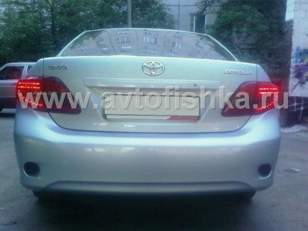 Toyota Corolla (2006-2010) задние фонари светодиодные красно-тонированные, комплект лев.+прав.