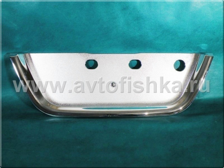 Toyota Land Cruiser 100 (98-05) накладка на заднюю дверь, под номерной знак, хромированная