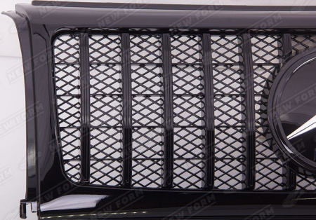Mercedes-Benz G-Klasse W463 1990 - 2018 Решетка радиатора AMG GT черная со стеклянным значком
