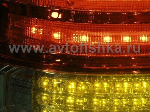 Toyota Land Cruiser 200 (08-) фонари задние светодиодные красно-тонированные, дизайн "MidWest", комплект лев.+прав.