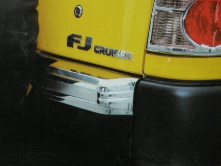 Toyota FJ Cruiser (07-) хромированная декоративная накладка на ручку задней двери