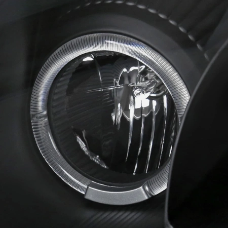 Mitsubishi Eclipse 2000-2005 фары линзовые черные с ангельскими глазками